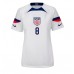 Förenta staterna Weston McKennie #8 kläder Kvinnor VM 2022 Hemmatröja Kortärmad